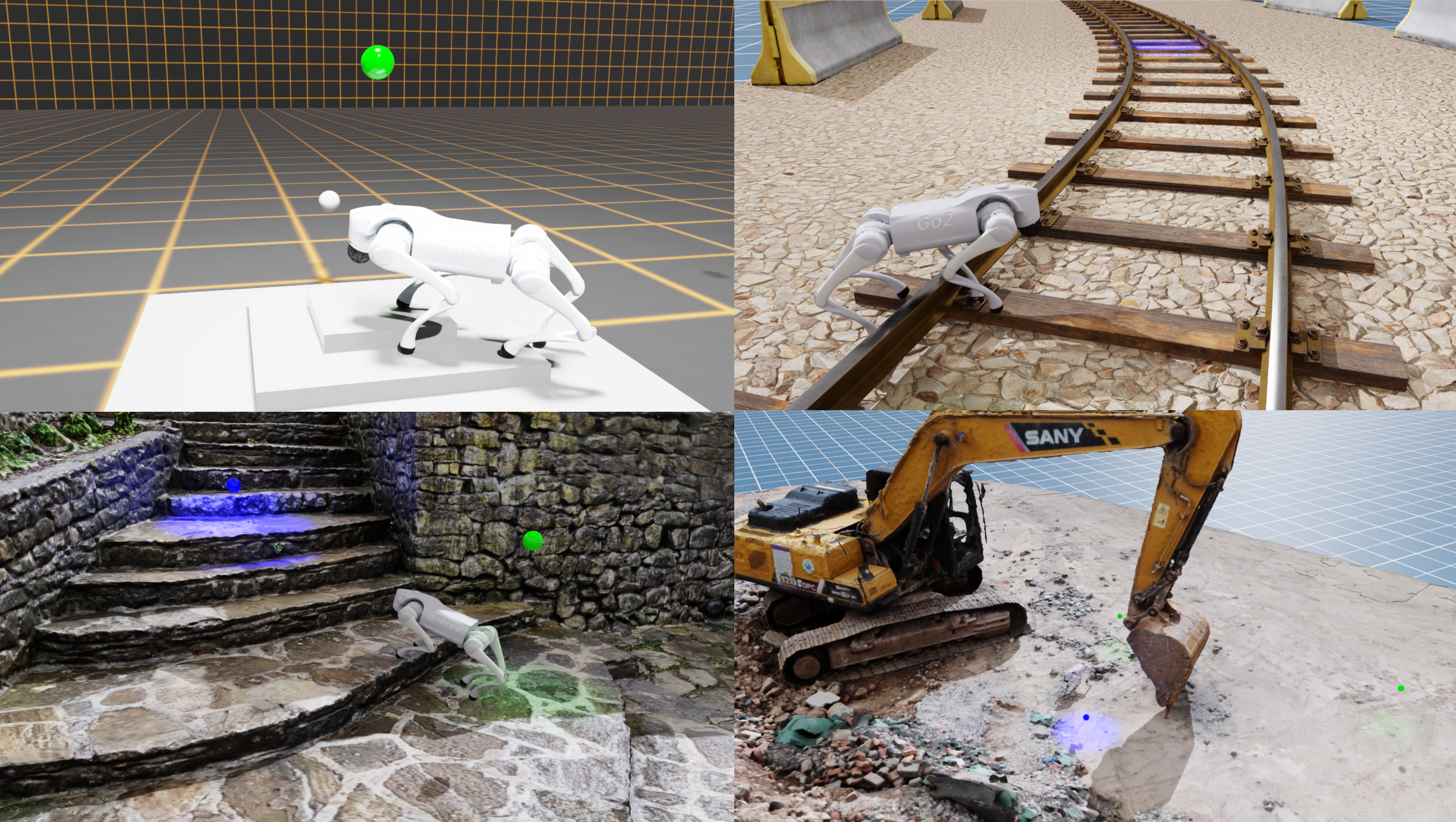 go2 in isaac environments